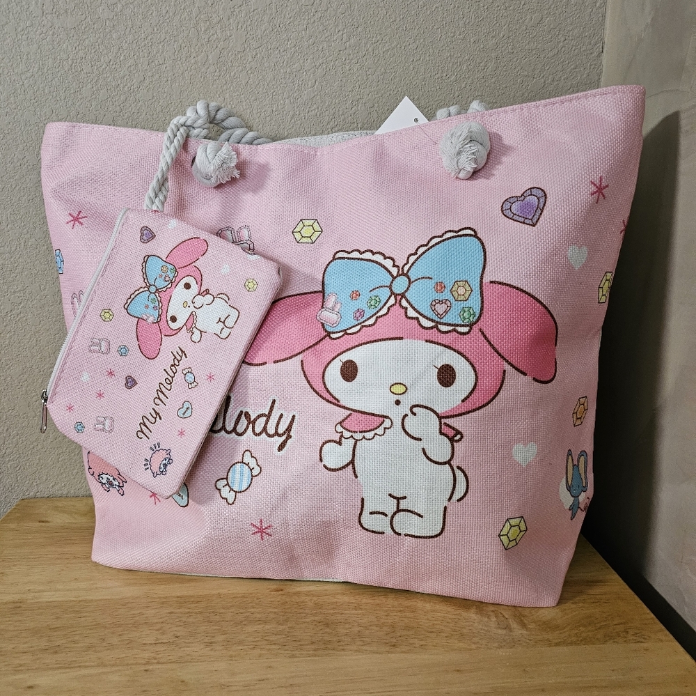 My Melody Tote Bag with Pouch